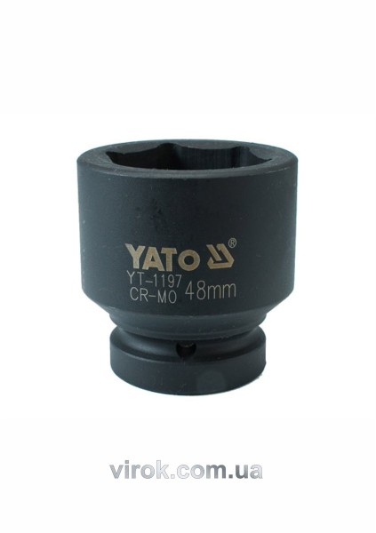 Головка торцева ударна 6-гранна YATO : квадрат 1