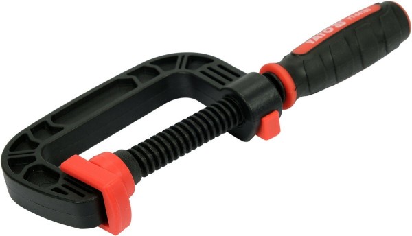 Струбцина з гвинтовим затискачем з нейлона YATO, тип 