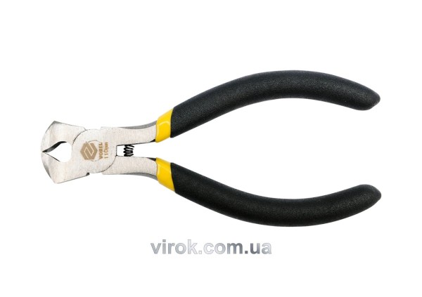 Кусачки торцеві міні з ізольованими ручками VOREL, l=110 мм [12/120]