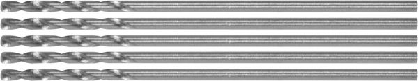 Свердло по металу PREMIUM YATO: HSS 4241, до нержав. і високолегов сталі,литва, Ø=1.0х35мм, 5шт[100]