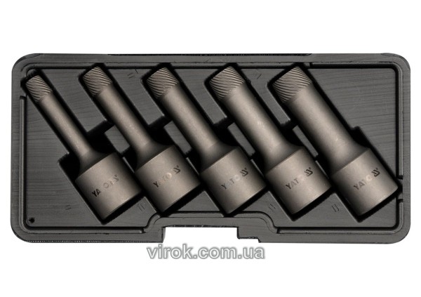 Набір екстракторів YATO : квадрат 1/2