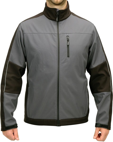 Куртка робоча SOFTSHELL YATO розмір S, чорно-темно-сіра, 3 кишені, 96% поліестер і 4% спандекс [10]