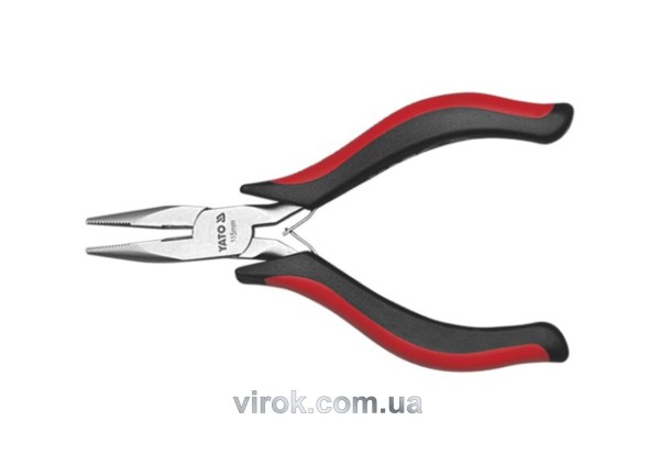 Тонкогубці нікельовані YATO l=115мм [6/120]