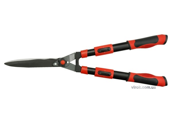 Ножиці до живоплоту YATO : Телескопічні ручки, L= 690/890, леза- 210 мм [6]