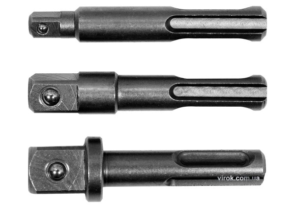 Тримачі-адаптери торцевих головок YATO : SDS+ - квадрат 1/4