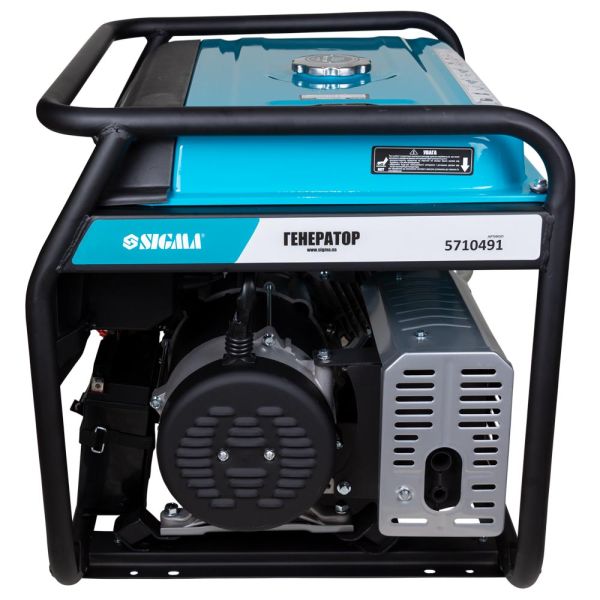 Генератор бензиновий 220В 6.0/6.5кВт 4-х тактний електрозапуск SIGMA (5710491)