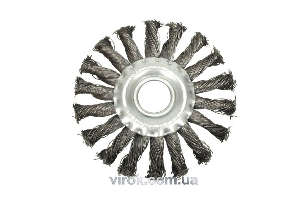 Щітка дискова, вита VOREL Ø-115мм [12/48]