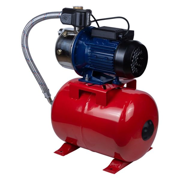 Станція 0.75кВт Hmax 42м Qmax 50л/хв (самовсмоктуючий насос нерж) 24л Україна WETRON JETS80А5 (775052/24)