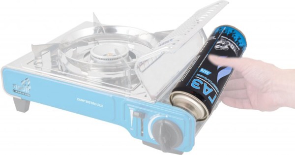 Балон газовий 1-разовий VIROK з цанговим з'єднанням (швидким) 227g/392ml. (E417) [4/28]