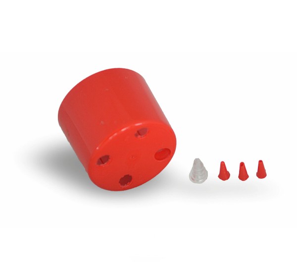 Балон газовий 1-разовий VIROK для запальничок 150g/250ml. (4 перехідників на кришці) [12 шт/уп]