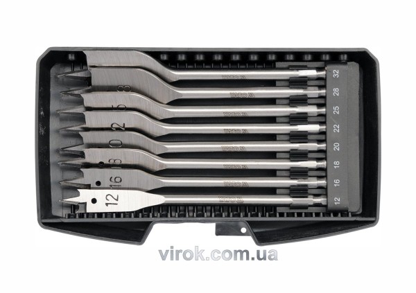 Свердла перові по дереву YATO: 6-гранний хвостик HEX-1/4