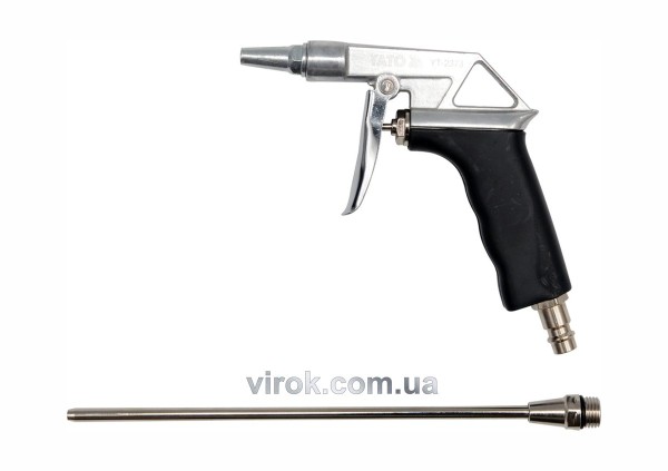 Пістолет пневматичний продувальний YATO з подовженим соплом, 1/4