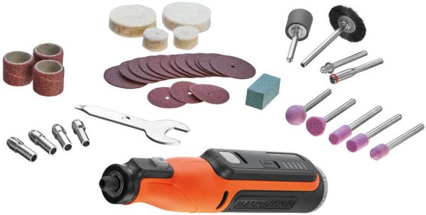 Багатофункціональний інструмент акумуляторний BLACK+DECKER BCRT8I