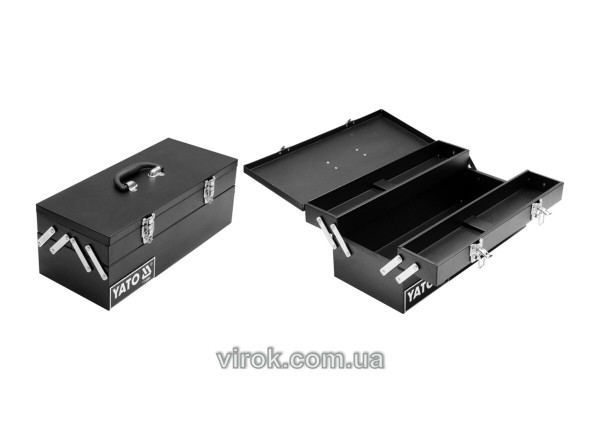 Ящик для інструменту YATO металевий 460х200х180мм [1]