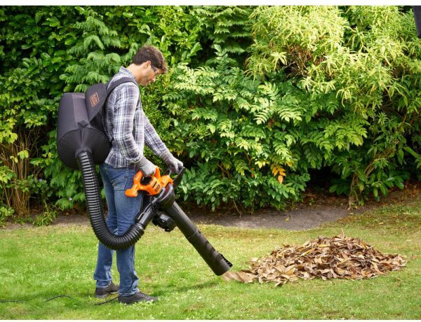 Садовий пилосос електричний BLACK+DECKER BEBLV290