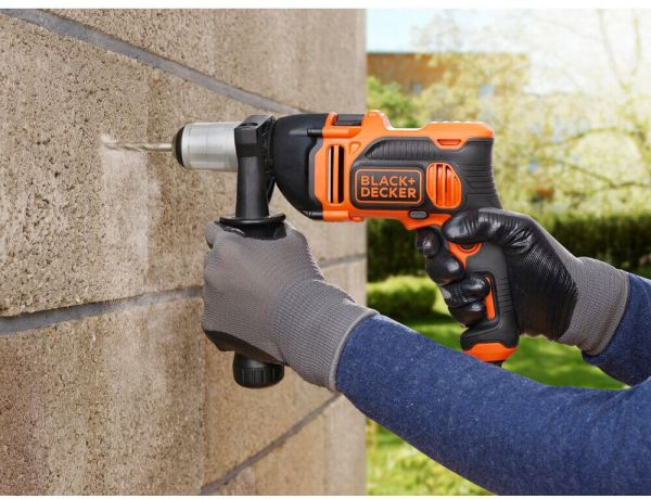 Дриль мережевий ударний BLACK+DECKER BEH850