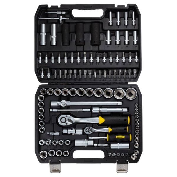 Набір насадок торцевих і біти 1/4" 1/2" 114шт CrV SIGMA (6003781)