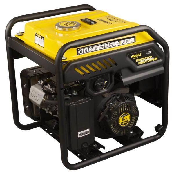 Генератор інверторний бензиновий 220В 5.5/6.0кВт 15л 4-х тактний ручний запуск SIGMA (5710761)