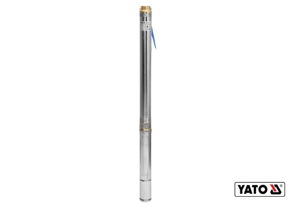Насос для води глибинний YATO: 550Вт, 6000л/год, макс.висота- 50м, макс.глибина- 80м, кабель-20м [1]