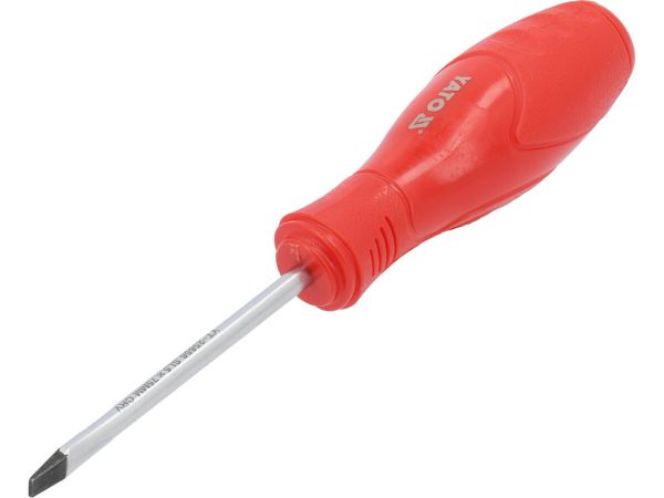 Викрутка з плоским шліцом YATO: SL5 мм, робоча l= 75 мм [12/180]