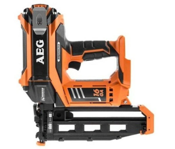 Цвяхозабивач акумуляторн AEG,Li-Ion 18V до цвяхів 16GA l=19-65мм,2 уд/сек,маг 105ш(БЕЗ АКУМУЛЯТОРА)