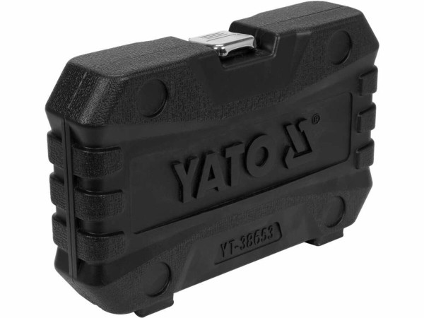 Набір головок торцевих наскрізних SPLINE YATO: квадрат 3/8