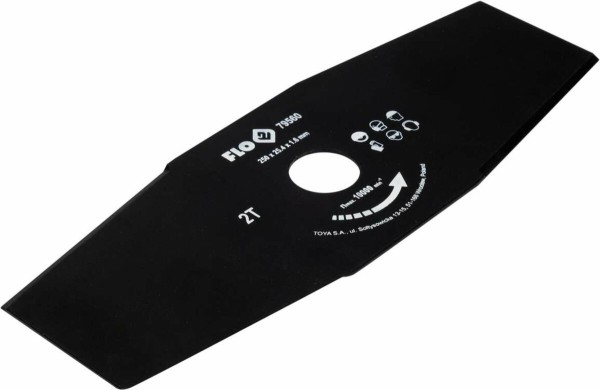 Ніж 2-різцевий до бензокоси FLO, 250 мм, кріпильний Ø= 25,4 мм [25/50]