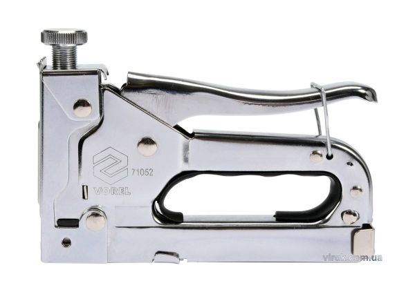 Степлер VOREL металевий з регулюванням для скоб h= 4- 14/ 11,2х 0,7 мм [10/20]