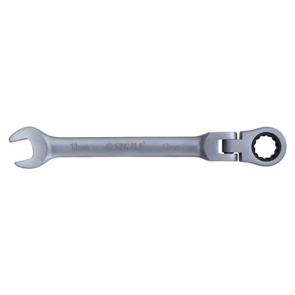 Ключ ріжково-накидний трещеточний з шарніром 13мм CrV satine SIGMA (6022631)