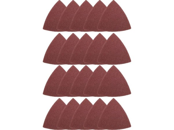 Папери шліфувальні самозачіпні YATO для реноватора, P80- 10шт. Р120 і Р240 по 5шт. 80х80х80 мм, 20шт