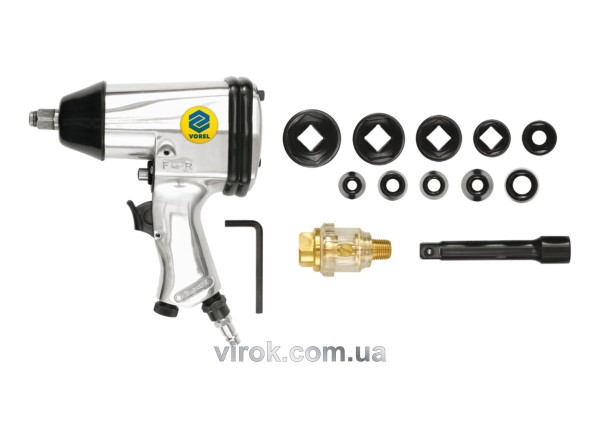 Гайковерт пневматичний VOREL : квадрат 1/2