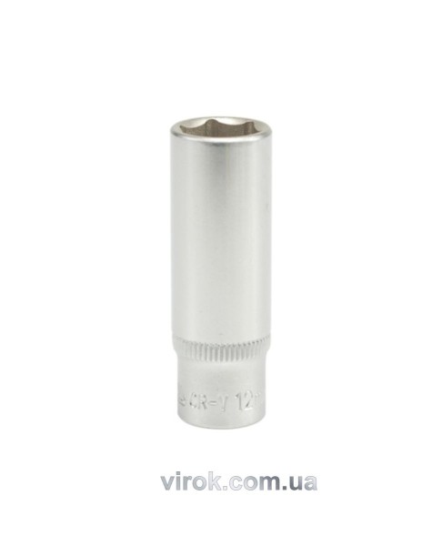 Головка торцева 6-гранна YATO : подовжена, квадрат 1/4