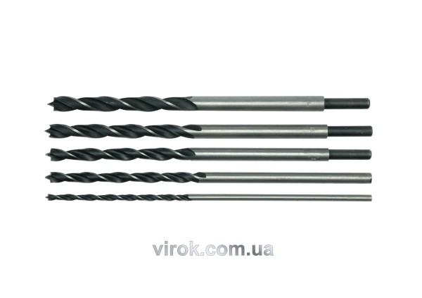 Свердла по дереву STHOR : Ø= 6.0 - 14.0 мм, набір 6 шт. [25]