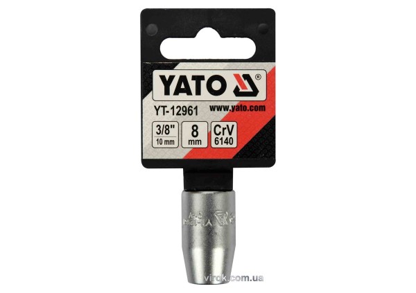 Перехідник для насадок викруткових YATO : квадрат 3/8