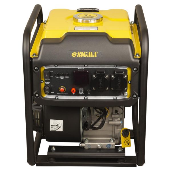 Генератор інверторний бензиновий 220В 4.0/4.5кВт 7л 4-х тактний ручний запуск SIGMA (5710841)