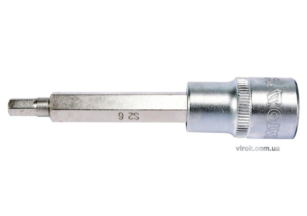 Головка торцева з насадкою HEX YATO : квадрат 1/2