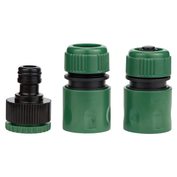 Набір для поливу пістолет-розпилювач 2 режими, 2 конектори ½" + адаптер ½-¾" (ABS+TPR) GRAD (5012485)