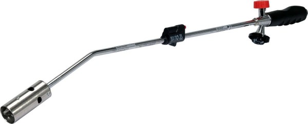 Газовий пальник для бур'яну VOREL з п`єзозапалом, макс. t= 1300°C, P= 1.7 кВт, l= 80 см [12]