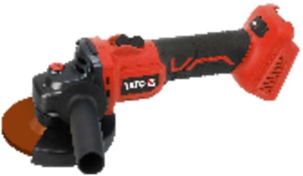 Шліфмашина кутова акумуляторна YATO 18 В, для диска Ø=100 мм, вал М10 (БЕЗ АКУМУЛЯТОРА