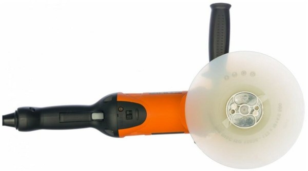 Полірувальна машина кутова мережева AEG: Ø= 180 мм, 1200 Вт, 1800-4800 об/хв з електронним управ-ям