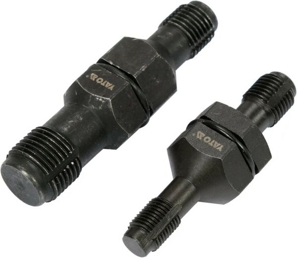 Набір для ремонту різьби свічок запалення  YATO : M10x1 мм,M12x1,25 мм,M14x1,5 мм,M18x1,5 мм, 2 шт.