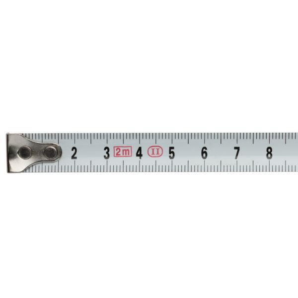 Рулетка з автостопом 2м×13мм (чорна) GRAD (3816025)