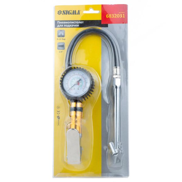 Пневмопістолет для підкачки (подовж. наконечник) SIGMA (6832031)