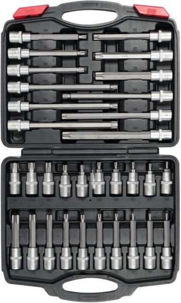 Набір головок торцевих з насадками TORX YATO до квадрату 1/2