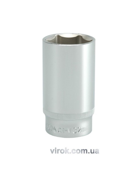 Головка торцева 6-гранна YATO : подовжена, квадрат 1/2