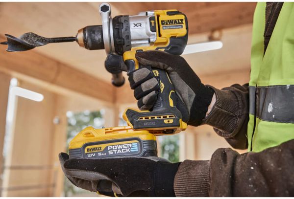 Дриль-шурупокрут акумуляторний безщітковий ударний DeWALT DCD1007H2T