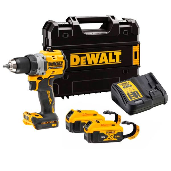Дриль-шурупокрут акумуляторний безщітковий DeWALT DCD800P2LRT