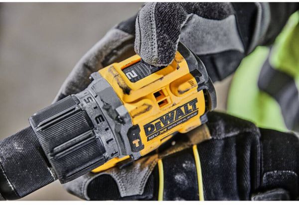 Дриль-шуруповерт акумуляторна безщіткова ударна DeWALT DCD805E2T