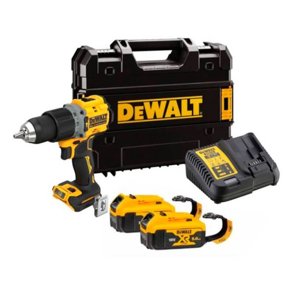 Дриль-шурупокрут акумуляторний безщітковий ударний DeWALT DCD805P2LRT