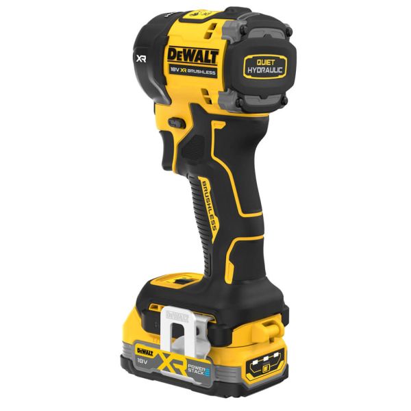 Шурупокрут ударний гідравлічний акумуляторний безщітковий DeWALT DCF870E2T